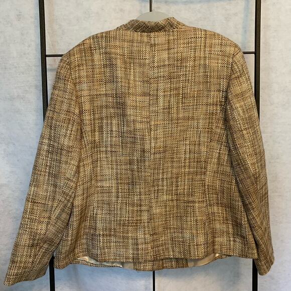 Talbots Tweed Women's Blazer Plus Size 16 - Picture 2 of 10